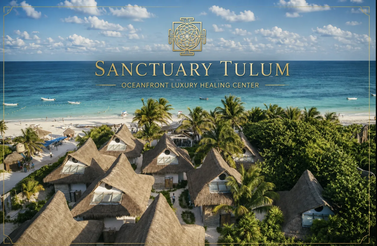 Sanctuary Tulum oceanfront luxury healing center in Mexico