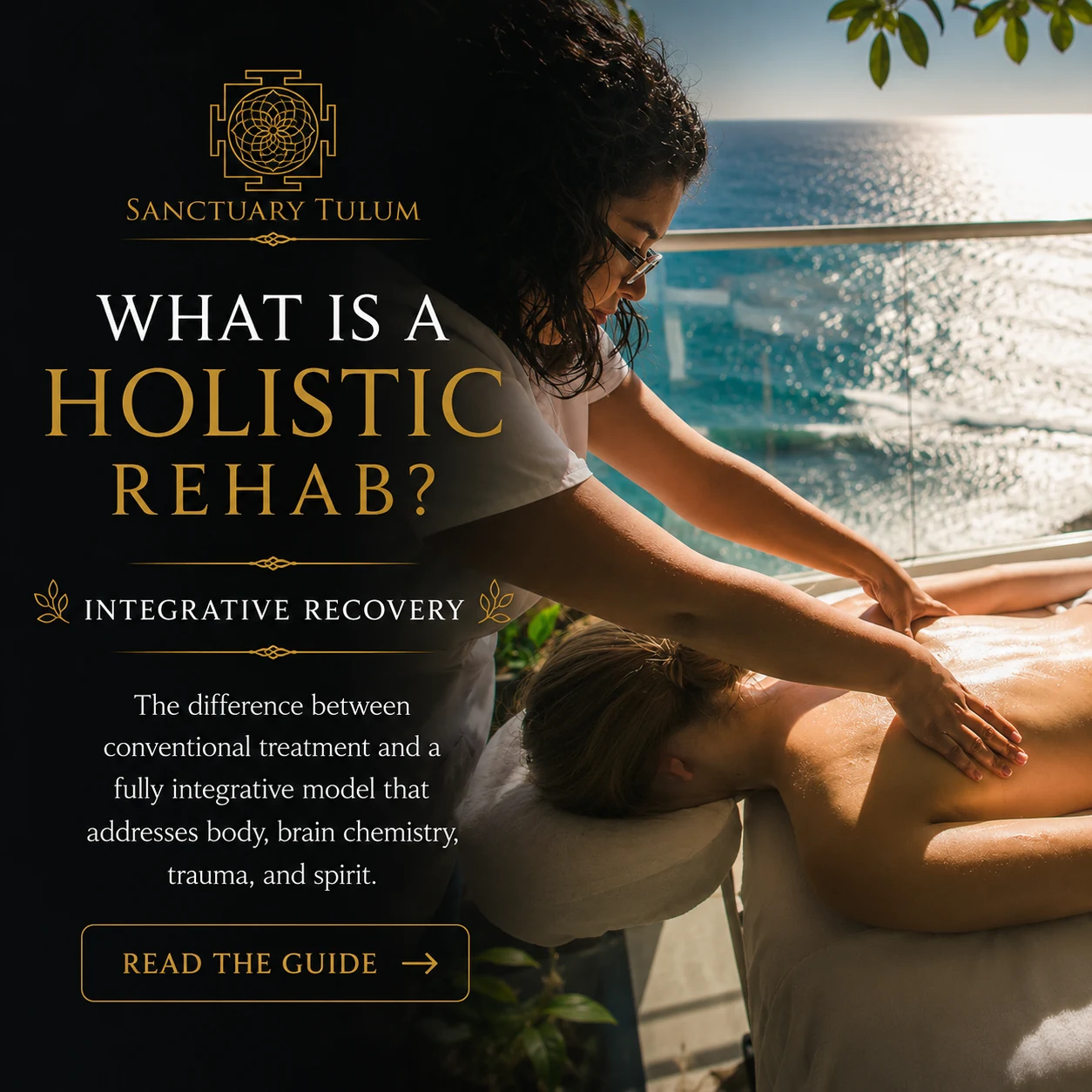 What is Holistic Rehab? — the integrative recovery model at Sanctuary Tulum
