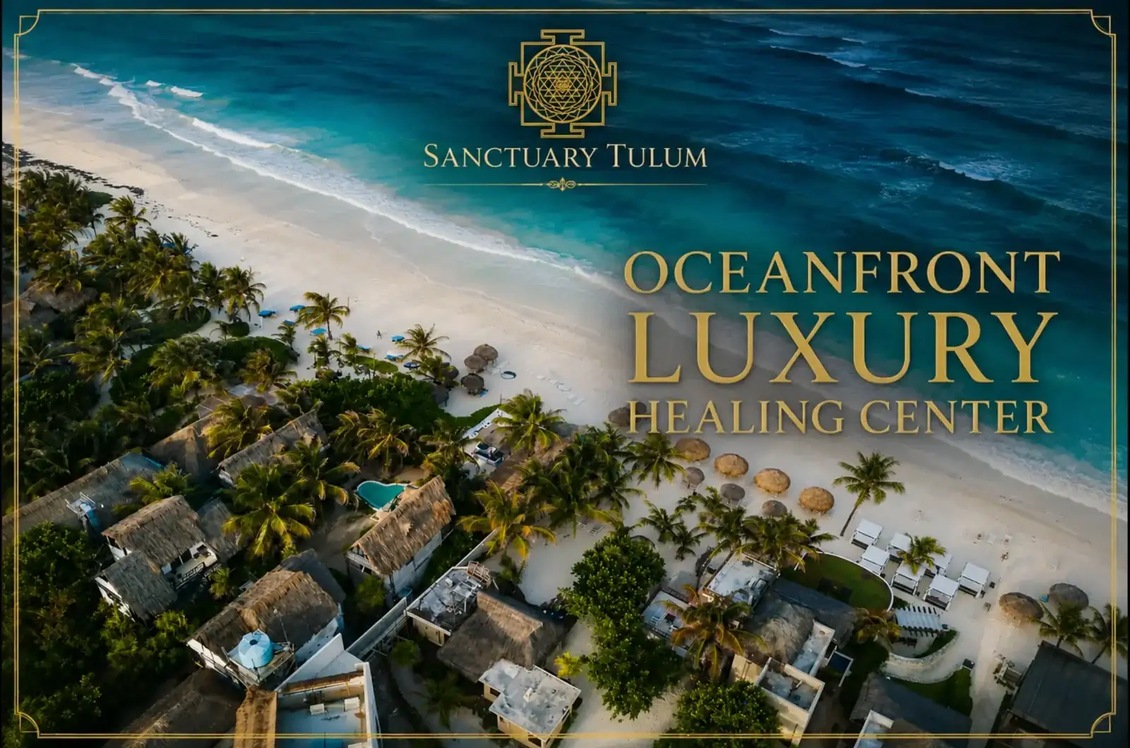 Oceanfront setting for executive rehab at Sanctuary Tulum