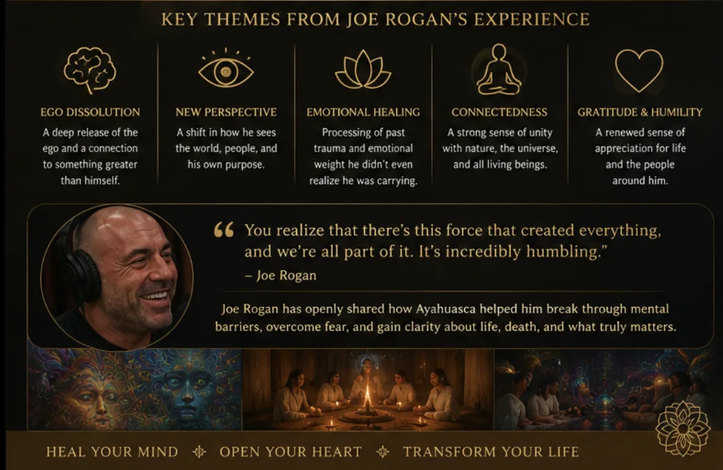 Joe rogan ayahuasca retreat at Sanctuary Tulum