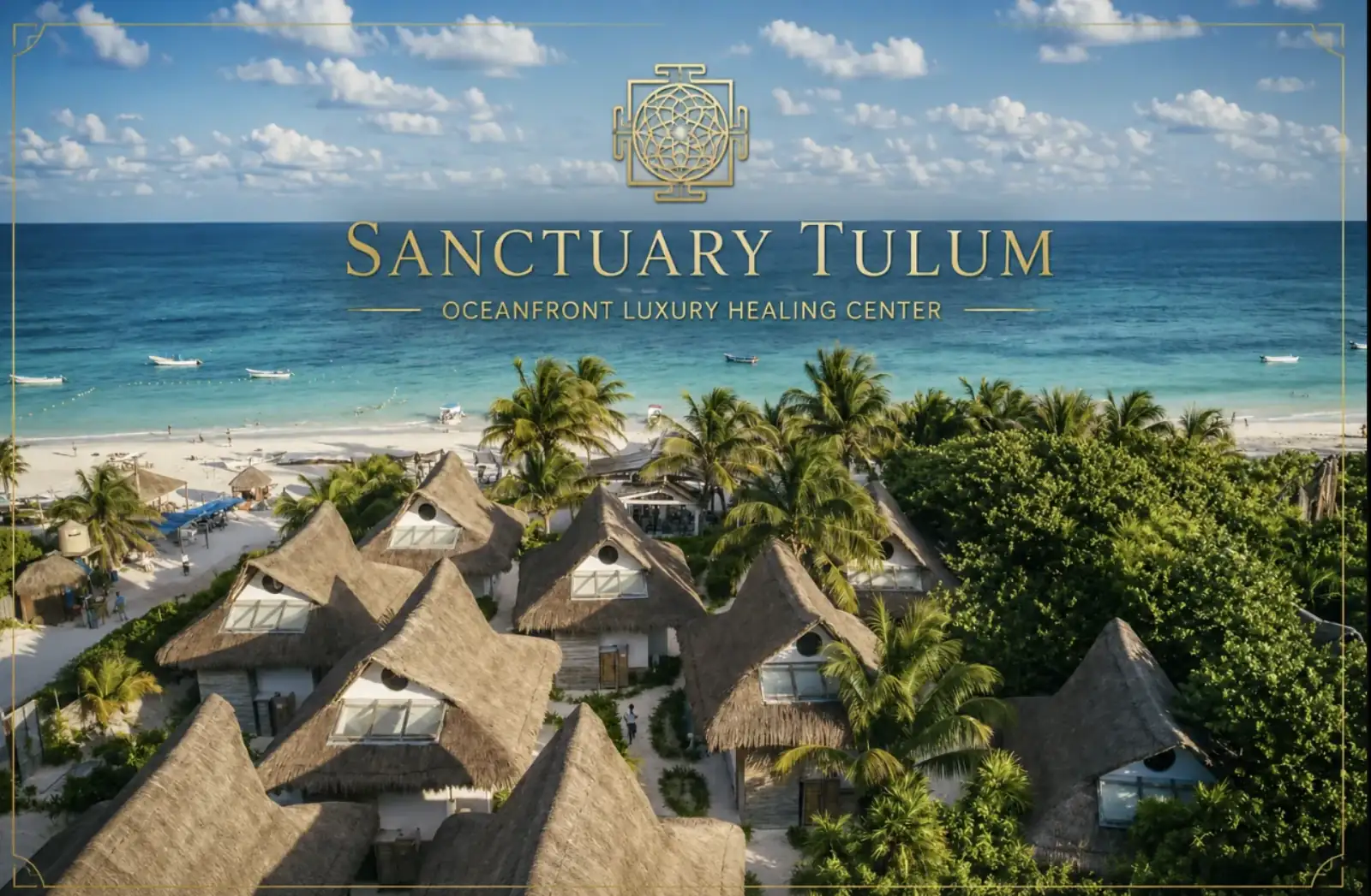 Sanctuary Tulum oceanfront luxury healing center