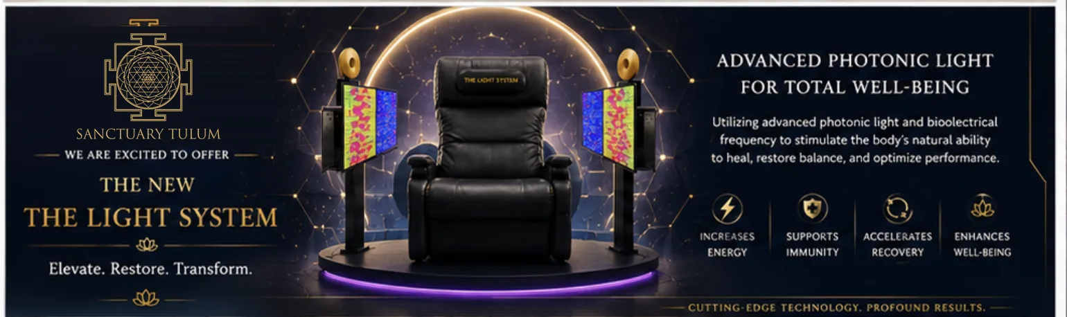 The Light System™ advanced photonic light therapy for total well-being — TLS chair with light panels