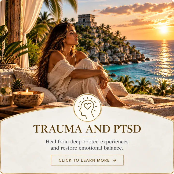 Holistic trauma and PTSD treatment with one-on-one care at Sanctuary Tulum