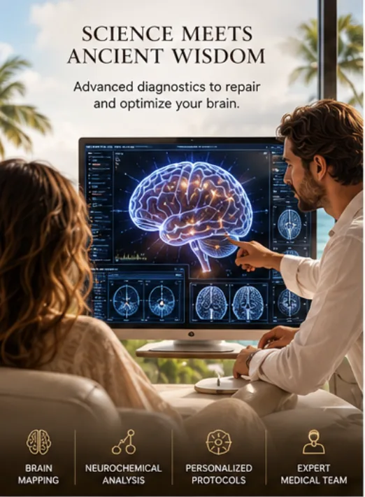 Science meets ancient wisdom — advanced brain diagnostics at Sanctuary Tulum