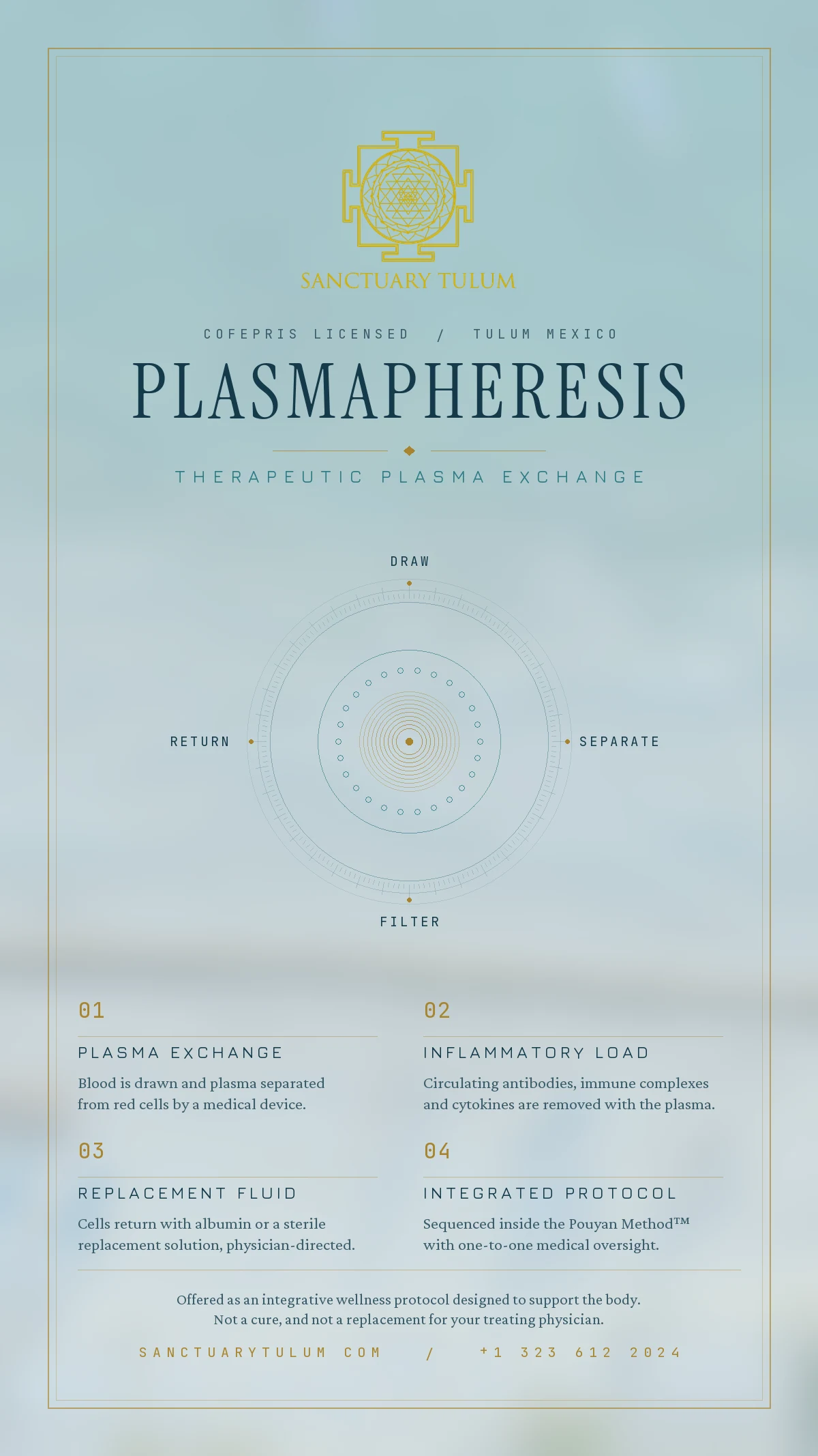 Plasmapheresis Tulum Mexico — therapeutic plasma exchange for autoimmune, Long COVID and neuro-inflammation at Sanctuary Tulum
