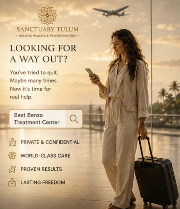 Benzodiazepine withdrawal treatment at Sanctuary Tulum