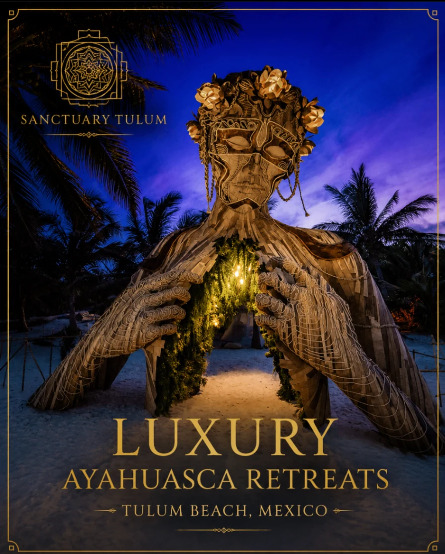 Luxury ayahuasca retreats — Sanctuary Tulum Beach, Mexico
