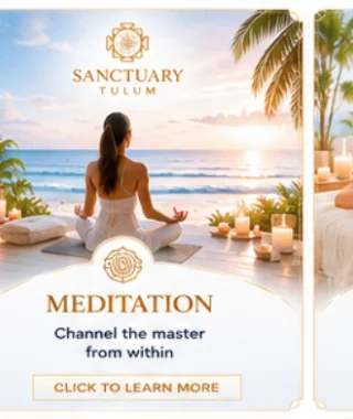 Meditation practice at Sanctuary Tulum