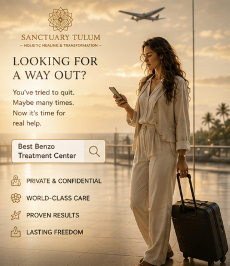 Benzodiazepine withdrawal treatment at Sanctuary Tulum