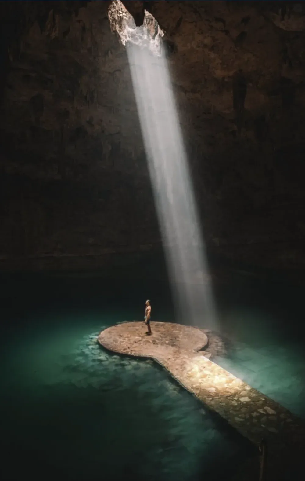 Cenote near Tulum Mexico — the natural setting supporting recovery after ibogaine treatment