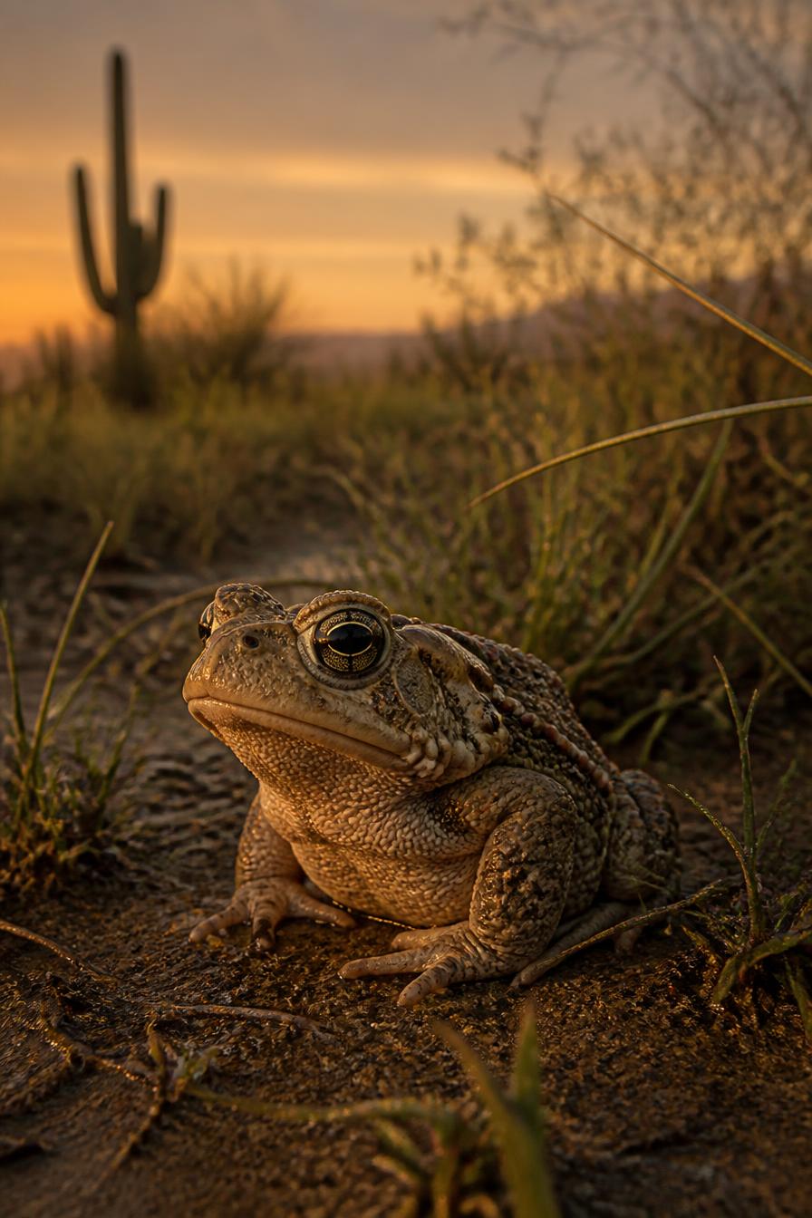 Sonoran Desert toad (Incilius alvarius), the natural source of bufo 5-MeO-DMT secretion