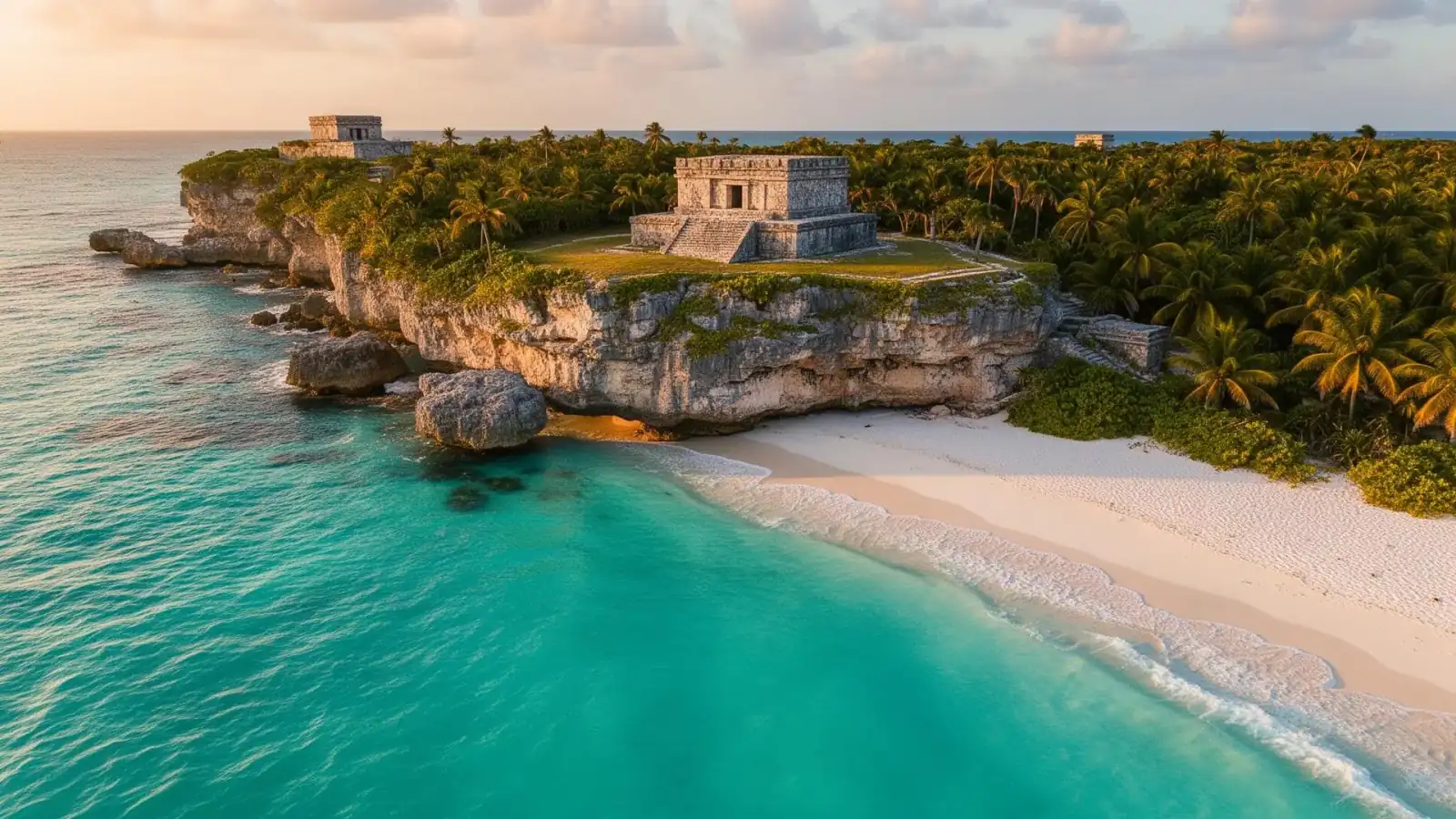 Tulum Beach Mexico - Sanctuary Tulum oceanfront healing center location near Mayan ruins
